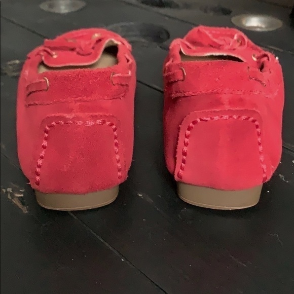 Michael MICHAEL KORS Red Amber Moc Suede Loafers - Picture 8 of 14